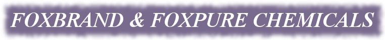 fOXBRAND FOXPURE CHEMICALS